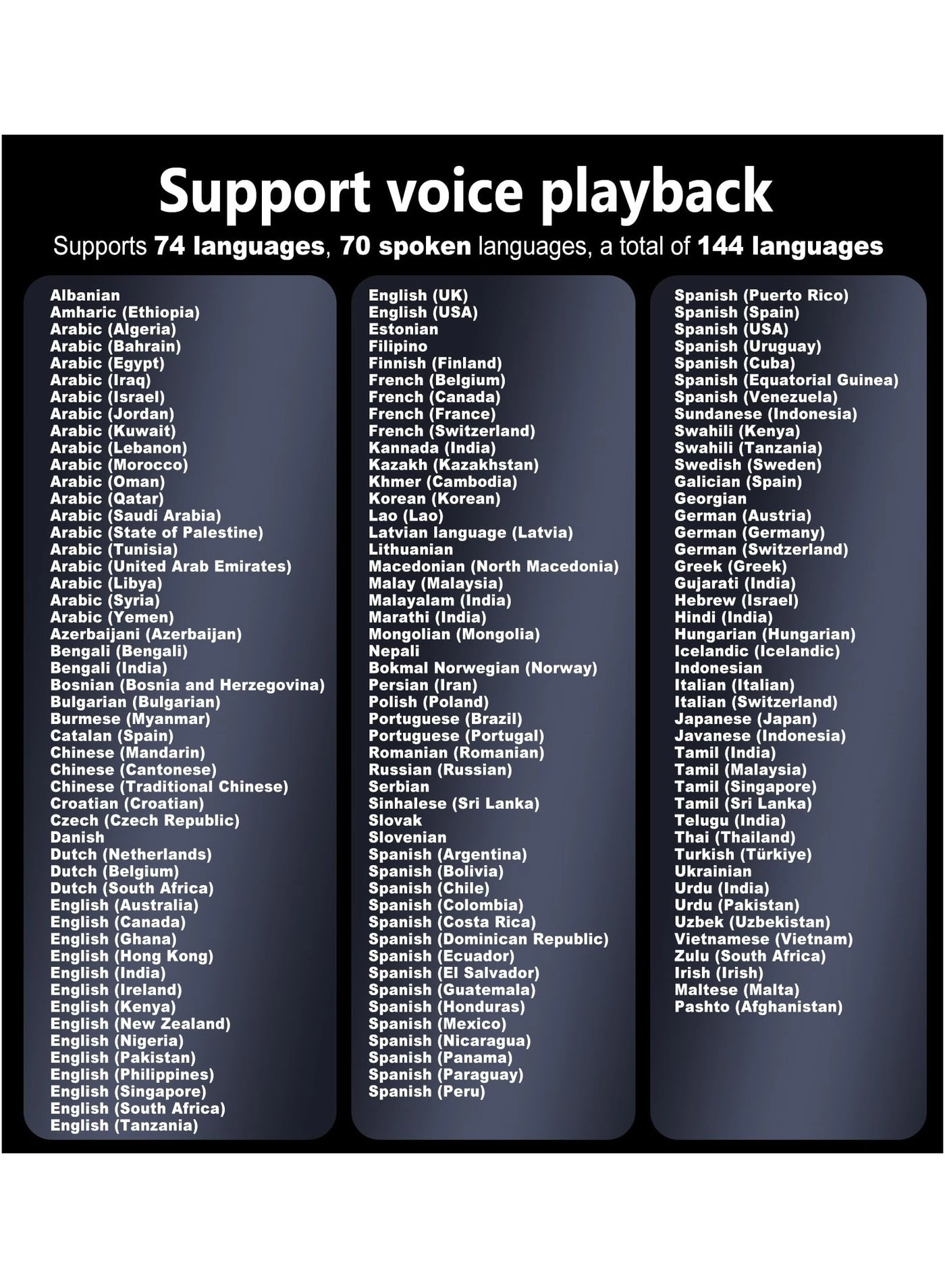 Translator Earbuds - 74 Languages
