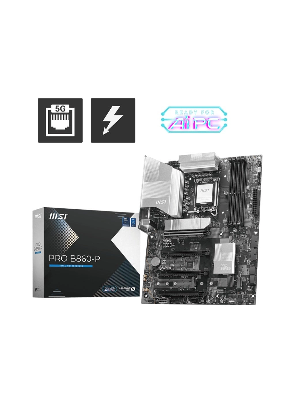 MSI PRO B860-P - LGA 1851 4x DDR5 256GB