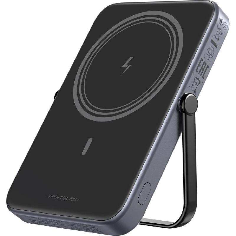 Uno - 5000 mAh 20W PD Fast Charging for Devices Supporting Qi Wireless Charging/USB-C Single USB-C (I/O Charging)