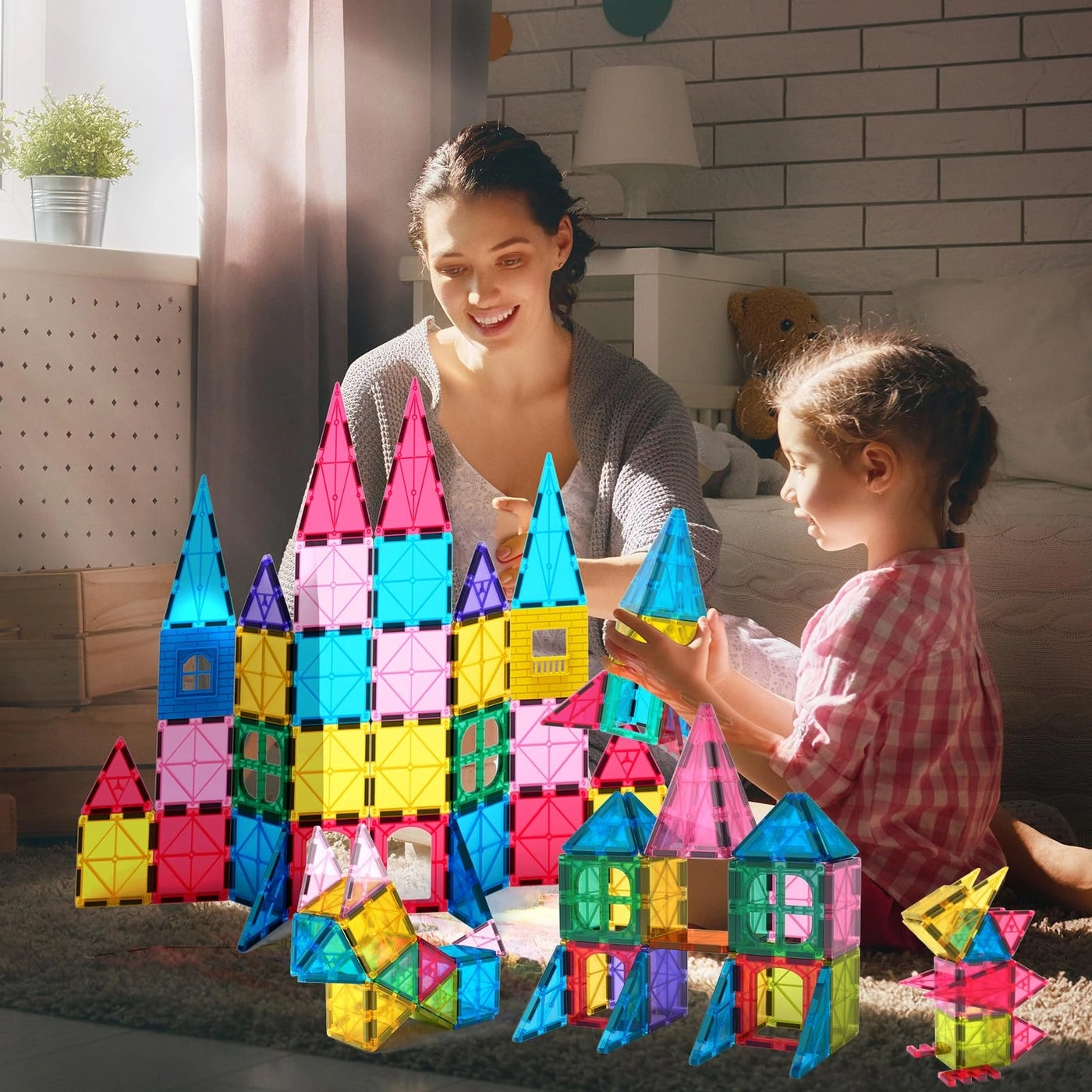 Magnetic Tiles - 60pcs