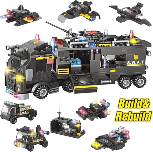 City Police SWAT Set - 9 Models 1006 pcs