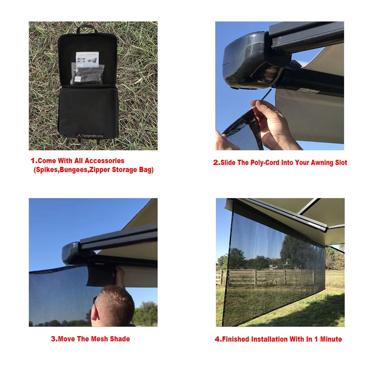 RV Awning Sun Shade
