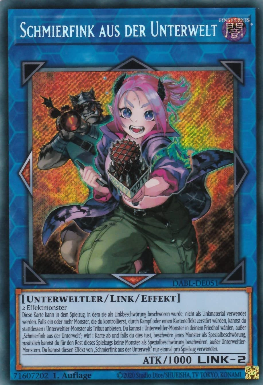 TCG Yugioh Lubricant from the Underworld DABL-DE051 - German