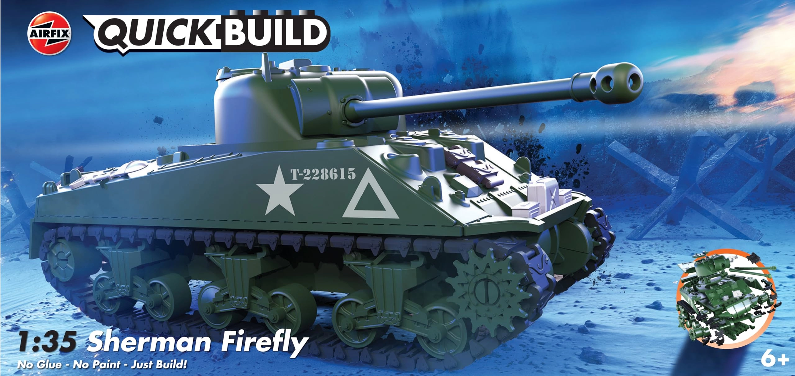 Airfix Sherman Firefly - Quickbuild