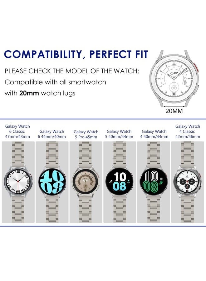 Galaxy Watch Band 20mm Titanium
