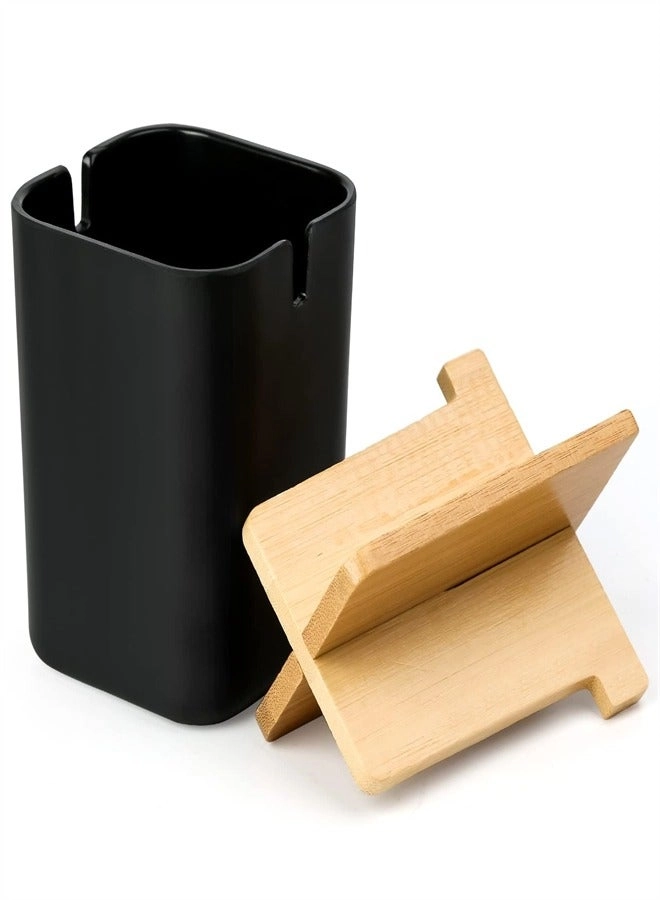 Bamboo Toothbrush Holder - Bathroom Vanity Countertops 4 compartments