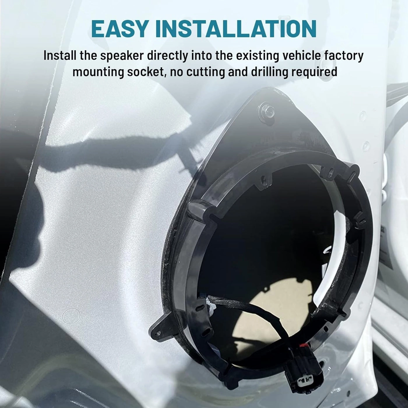 Speaker Adapter Bracket - 6.5 Inch Wire Harness