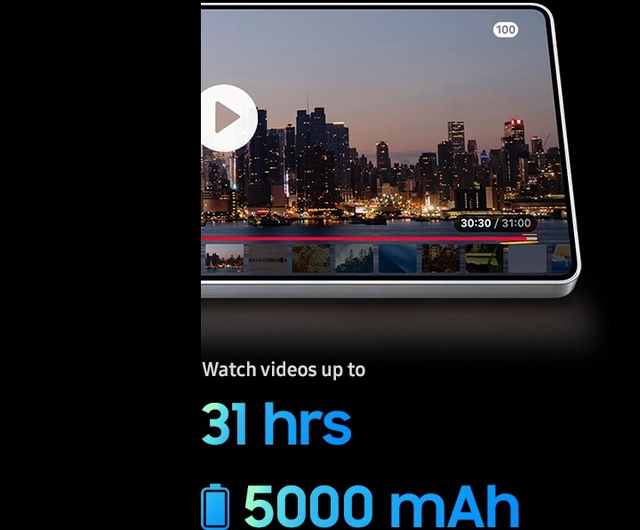 Unparalleled battery life