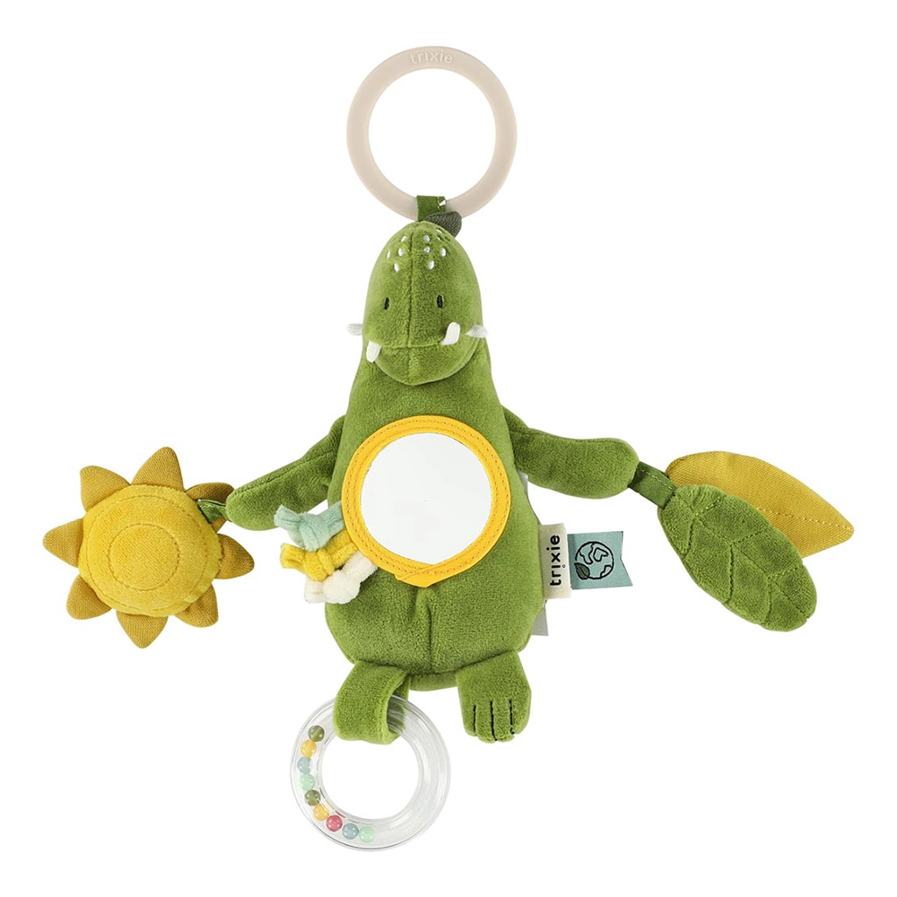 TRIXIE Hanging Activity Toy - Mr. Dino - Suitable for 3 months & above
