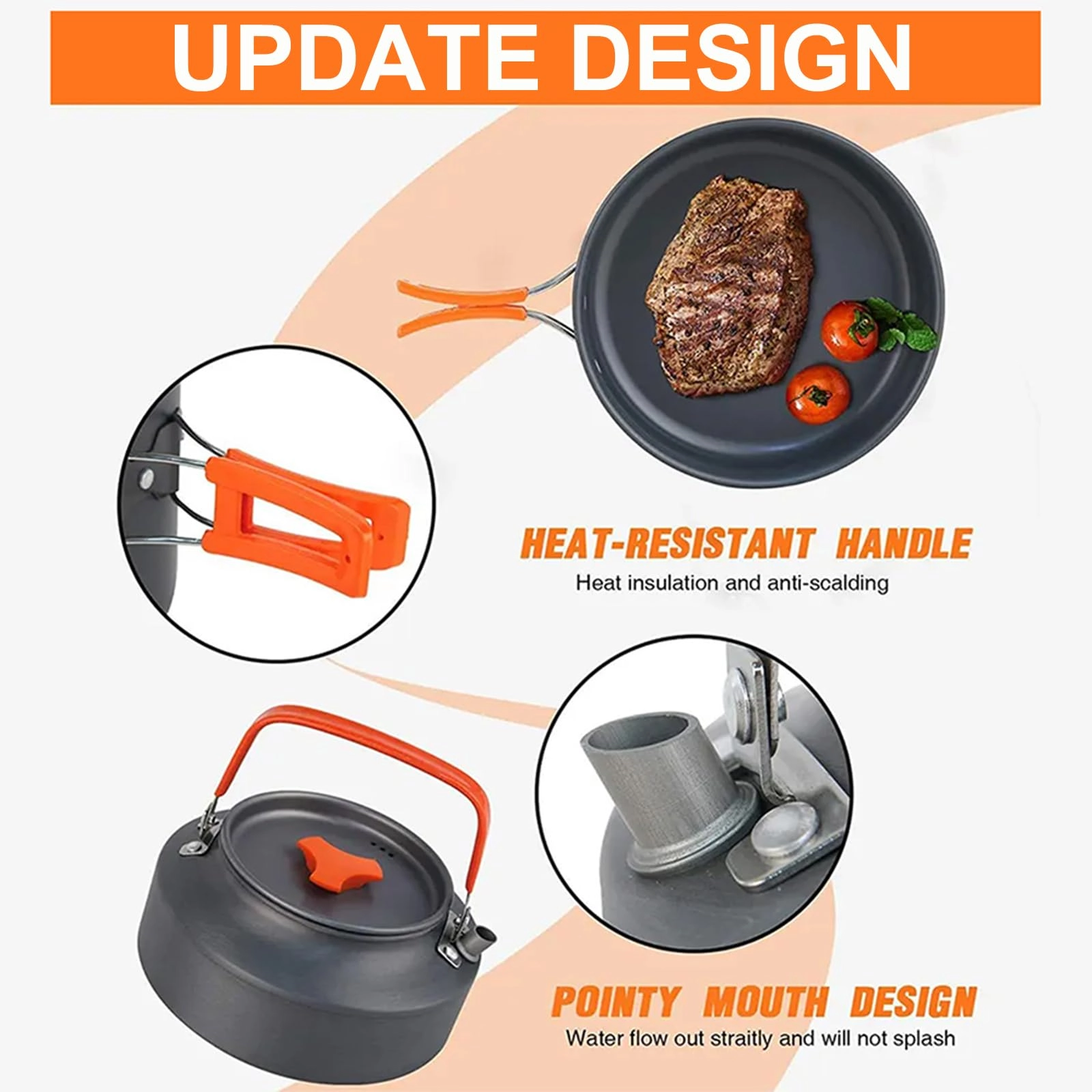 Camping Cookware Mess Kit - 17 piece(s)