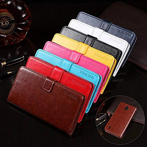 Cover for Wiko View 4/ View 4 Lite Flip Case - Leather Polyurethane Thermoplastic Polyurethane Gel Faux Leather