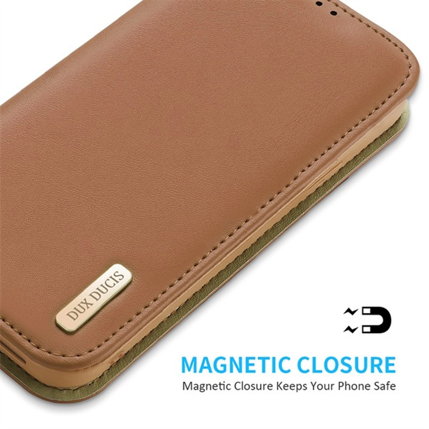 Hivo Series - Leather, PU & TPU Wallet Case for iPhone 14 Pro Max