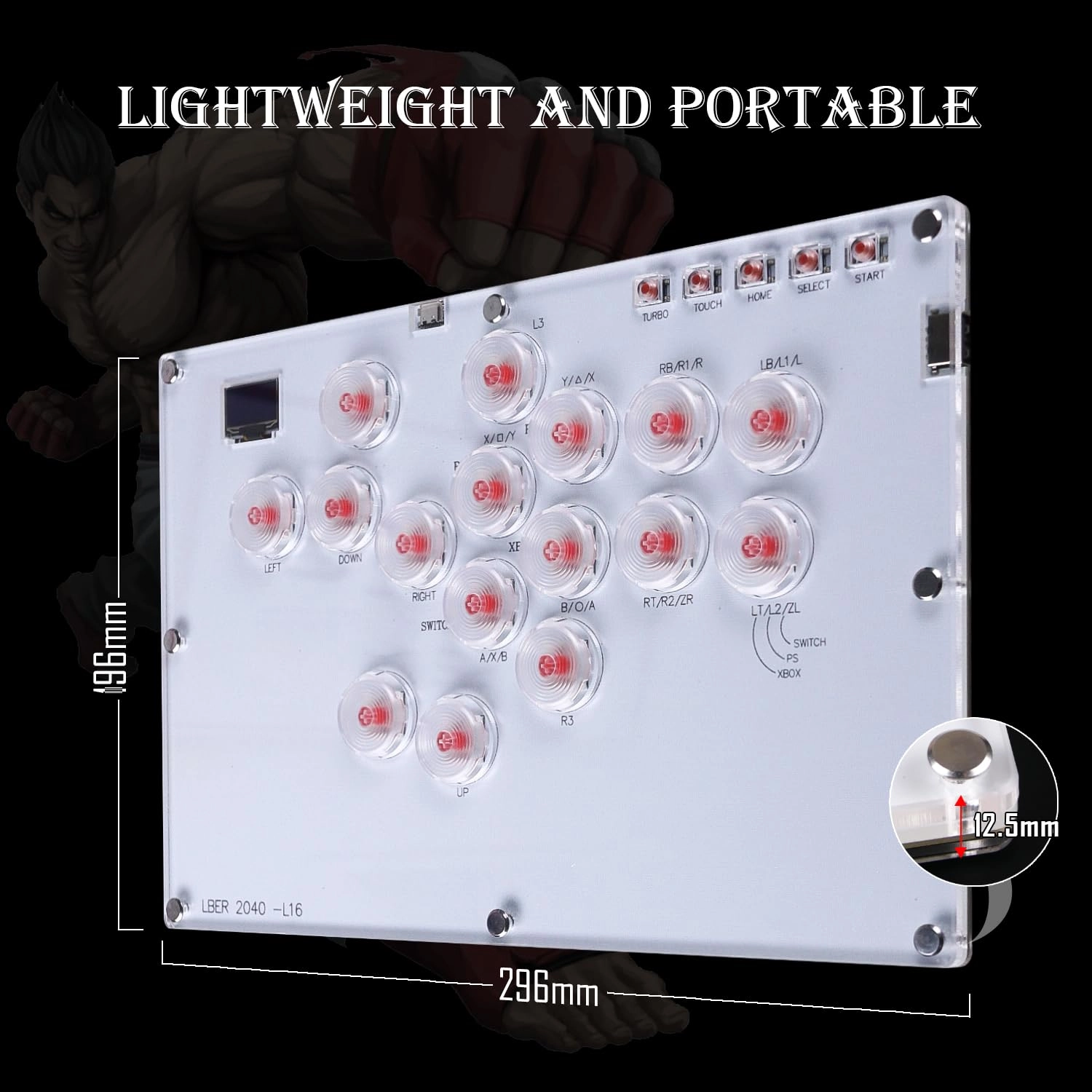 LBER2040-R16 - White PC/PS3/PS4/Steam/Switch