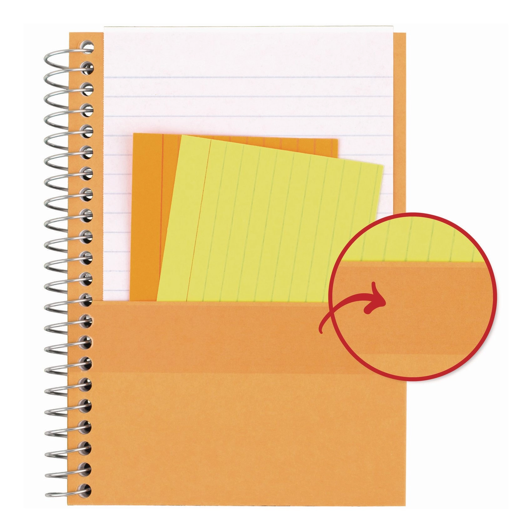 3 Subject Notebook Spiral - Lined 150 Sheets