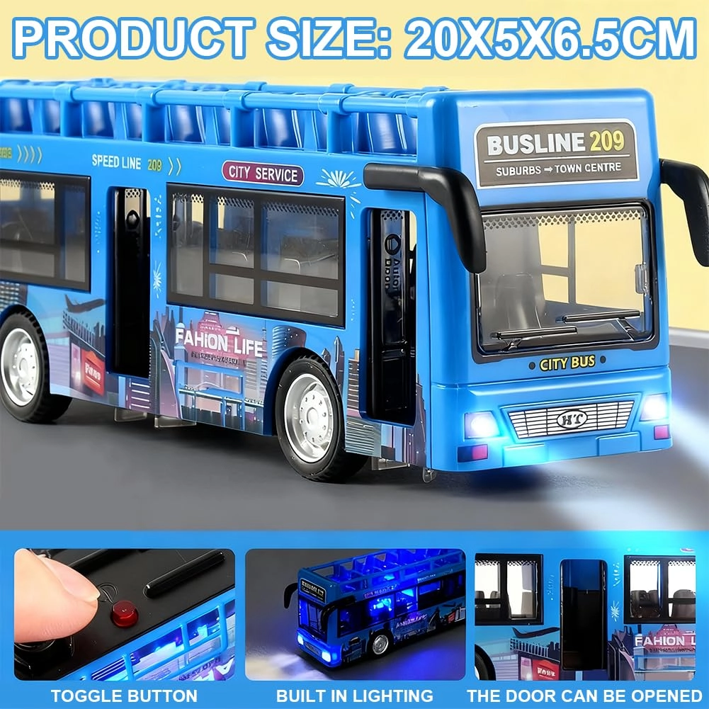 Bus Model Car - 1pcs