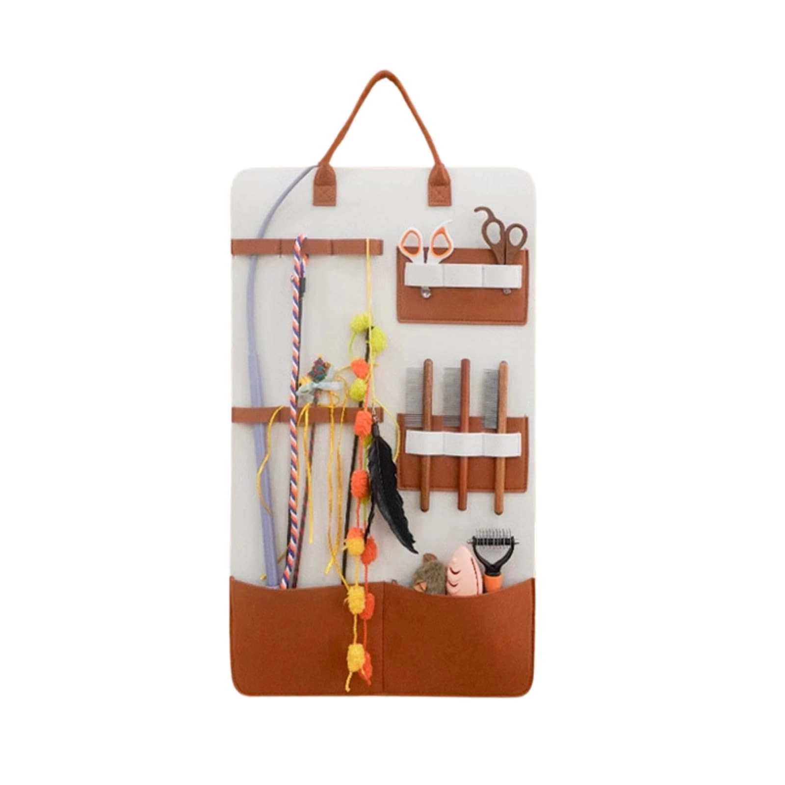 Harikaji Cat Toy Storage Hanging Bag - Polyester