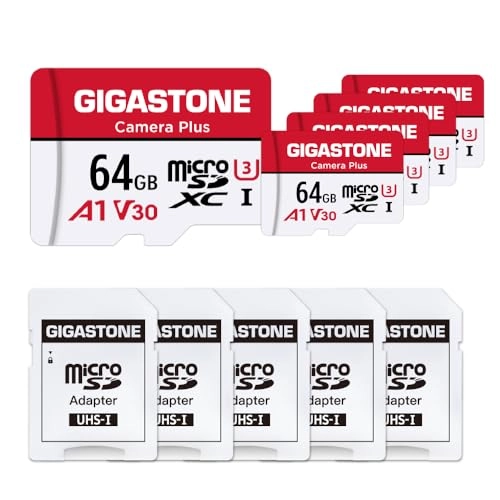Gigastone Micro SD Card - 64GB Pack