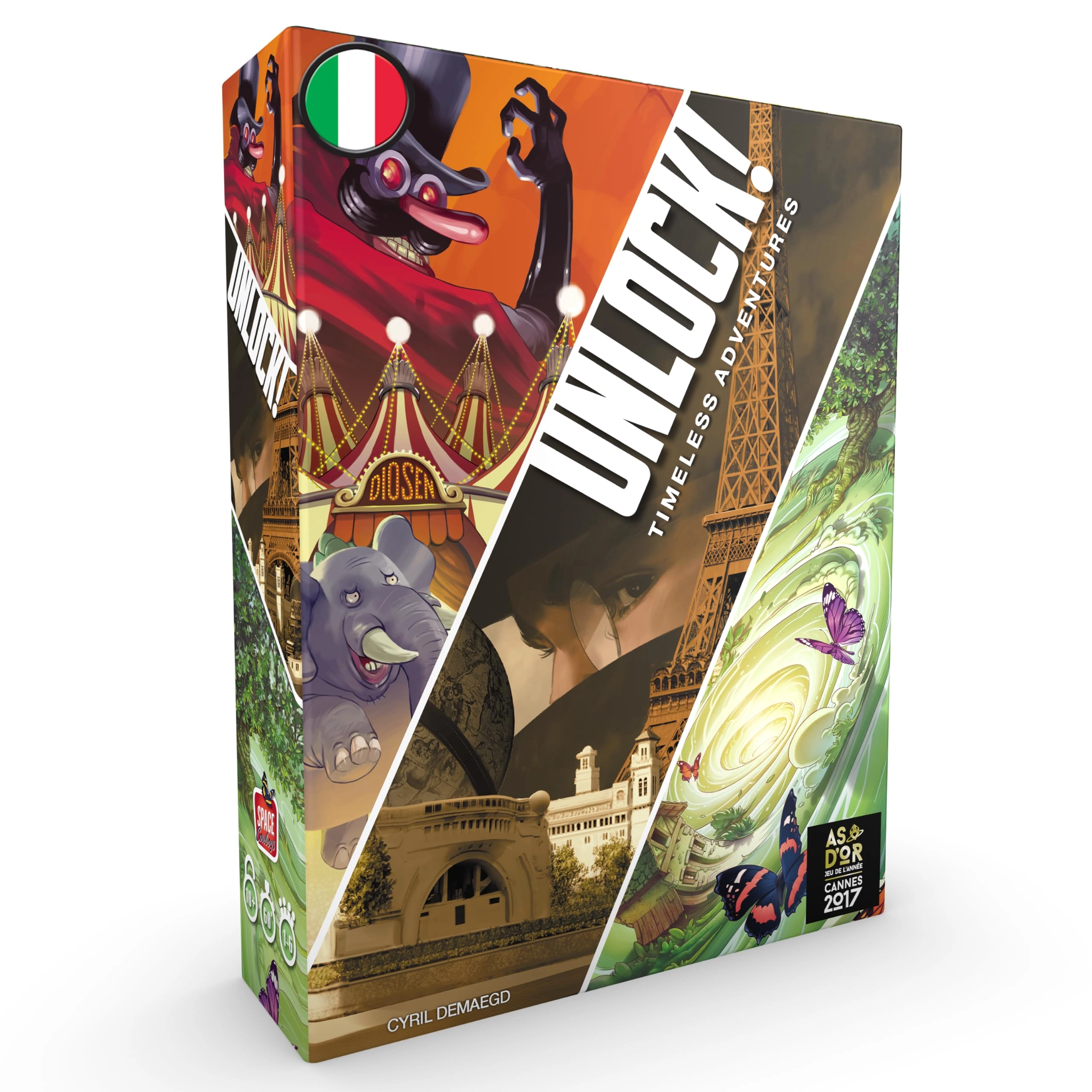 Asmodee Unlock Timeless Adventures: Escape Room Table Edition (Italian)