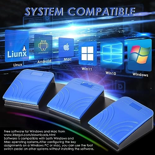 USB Single Foot Pedal - Wired