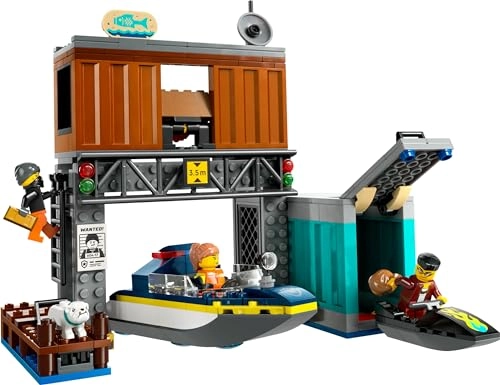 City Police Speedboat and Crooks' Hideout (60417)