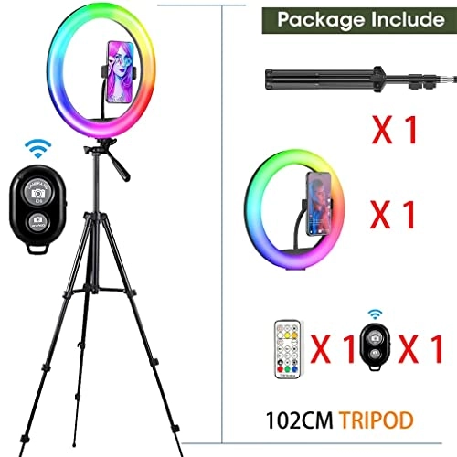 RGB Color Soft Ring Light - 26CM