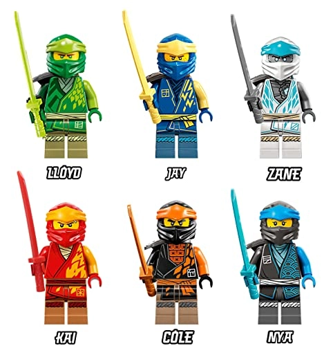 Ninjago Legacy Minifigure Combo Pack (njo700-core_combo_pack) 6 pcs