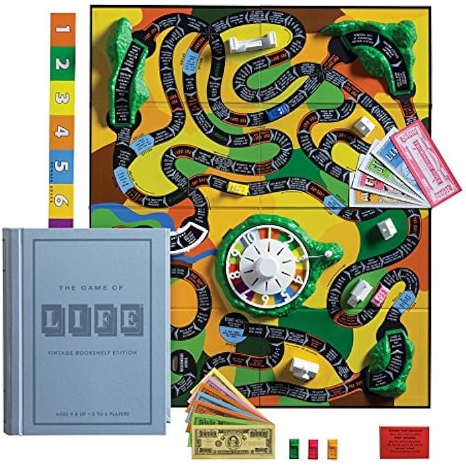 WS Game Company The of Life: Vintage Bookshelf Edition