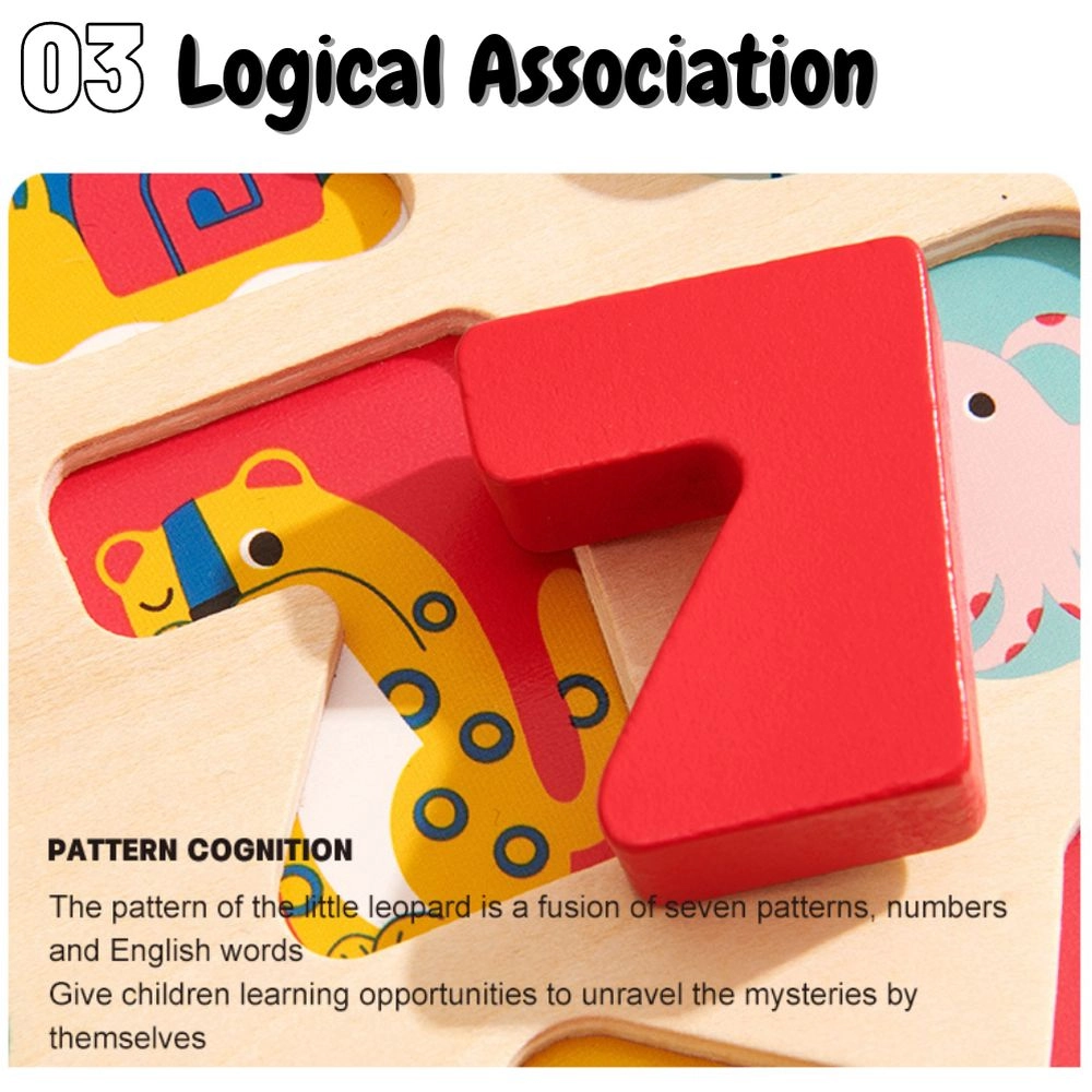 Wooden Number Board - 18 Months