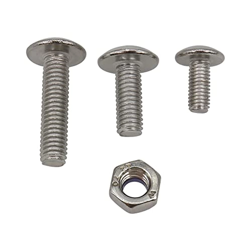 Fender Bolt Screw Nut Mount Kit - 25 Count Silver