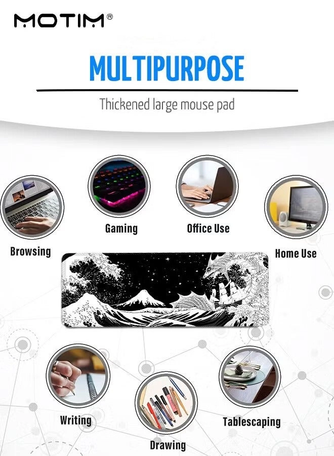 Extended Cloth Gaming Mouse Pad - 90x40 cm