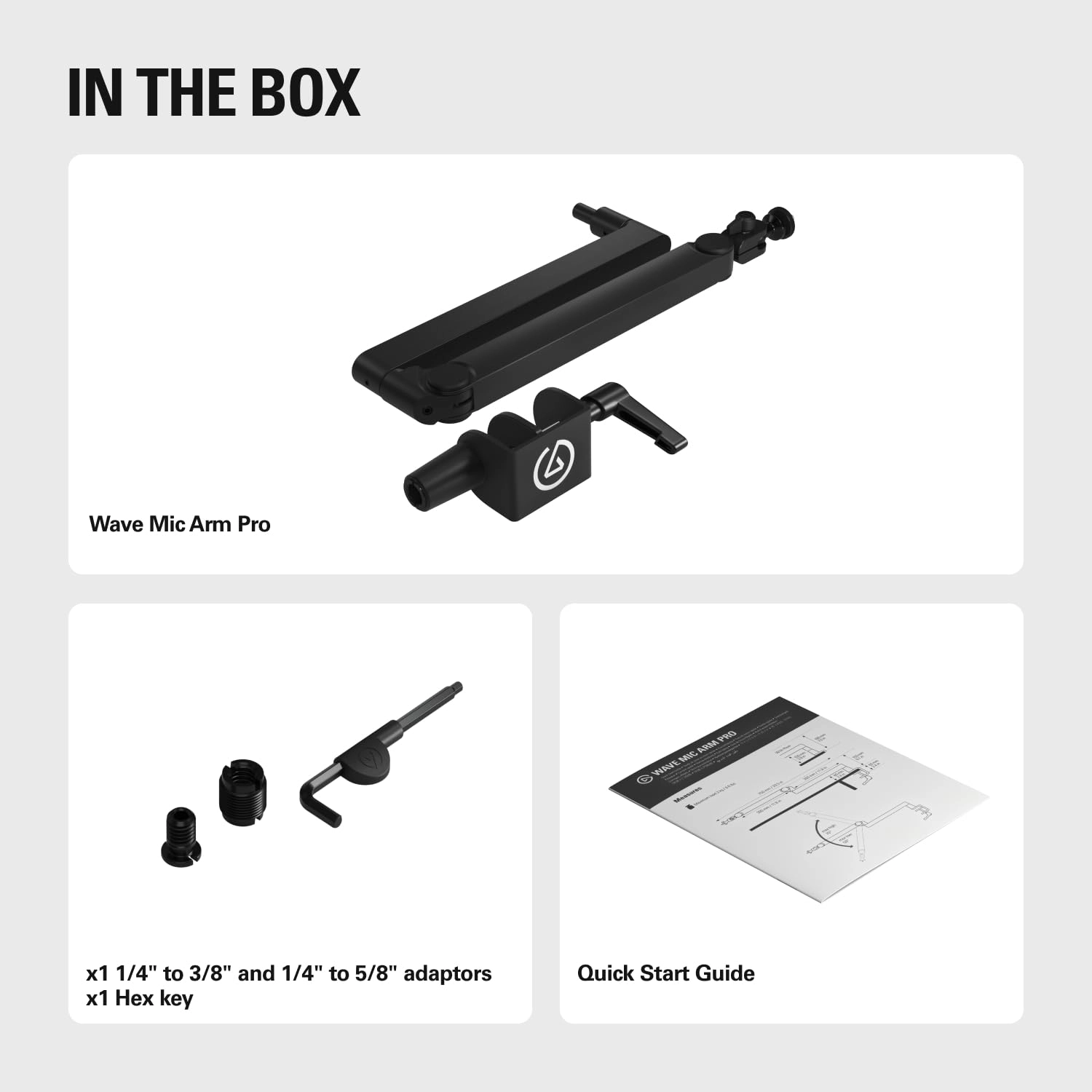Wave Mic Arm Pro - 360° Rotatable Gas Spring