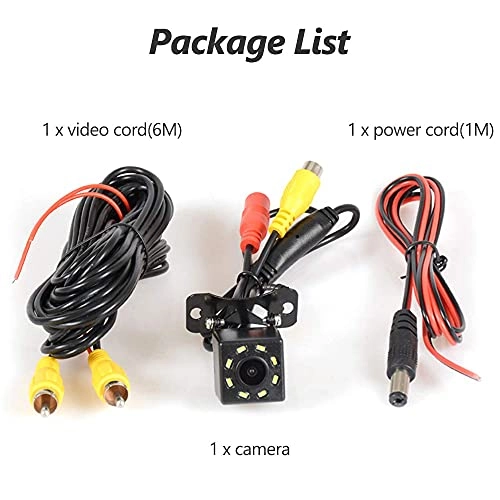 Reversing Backup Camera - Night Vision Wired 782*582 pixels