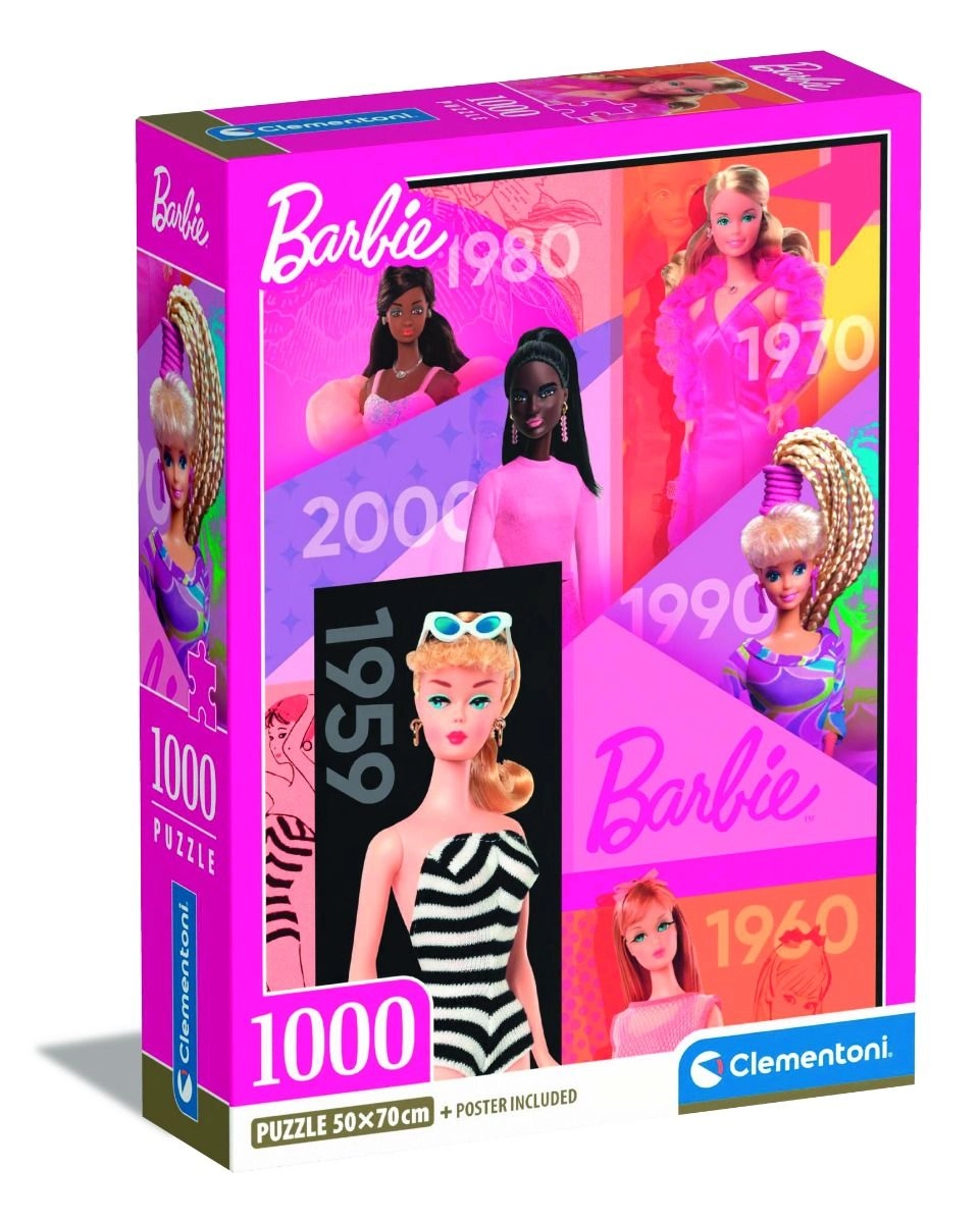 Clementoni Barbie 65Yrs Poster Puzzle (39806) - 1000 pcs