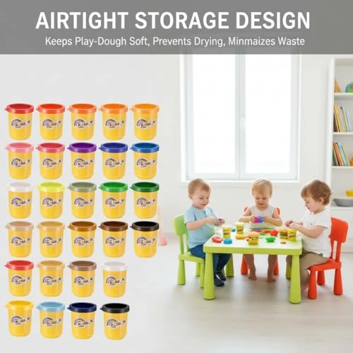 Play Color Dough Modelling Set - Clay 50g 24 pcs.