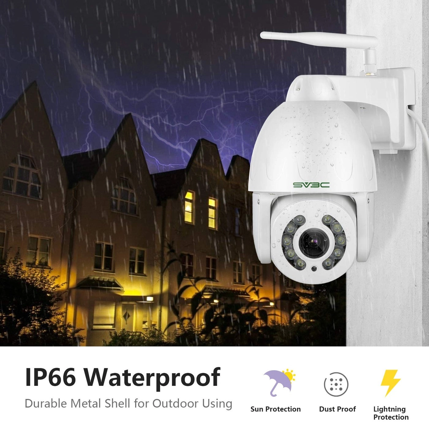 PTZ WiFi Security Camera 5MP