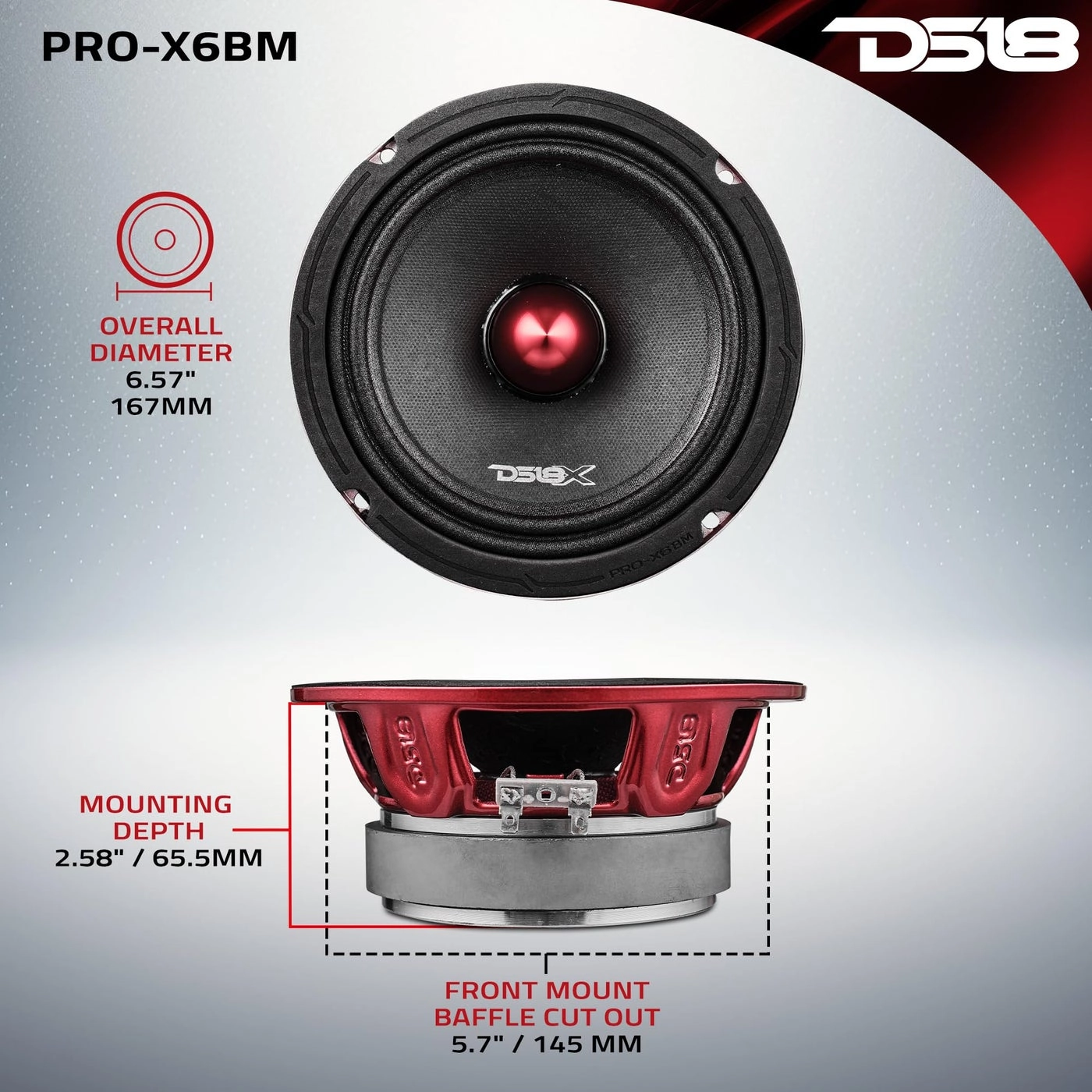 PRO-X6BM - 6.5" Midrange