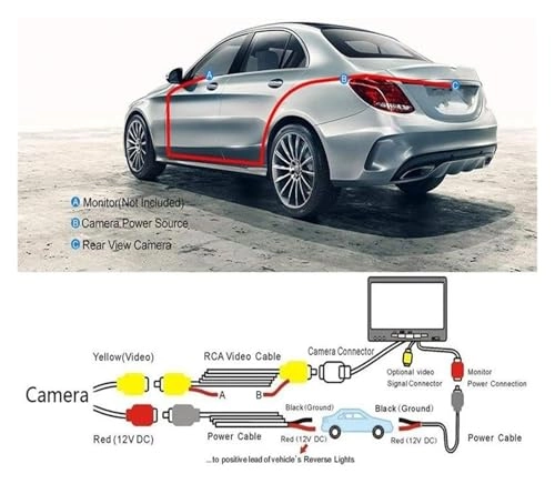 CCD Car Reverse Parking Rear View Camera - Night vision