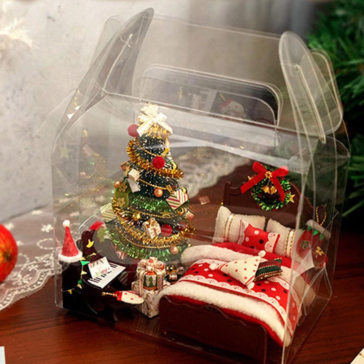 Christmas House Kit - 3D LED Wood