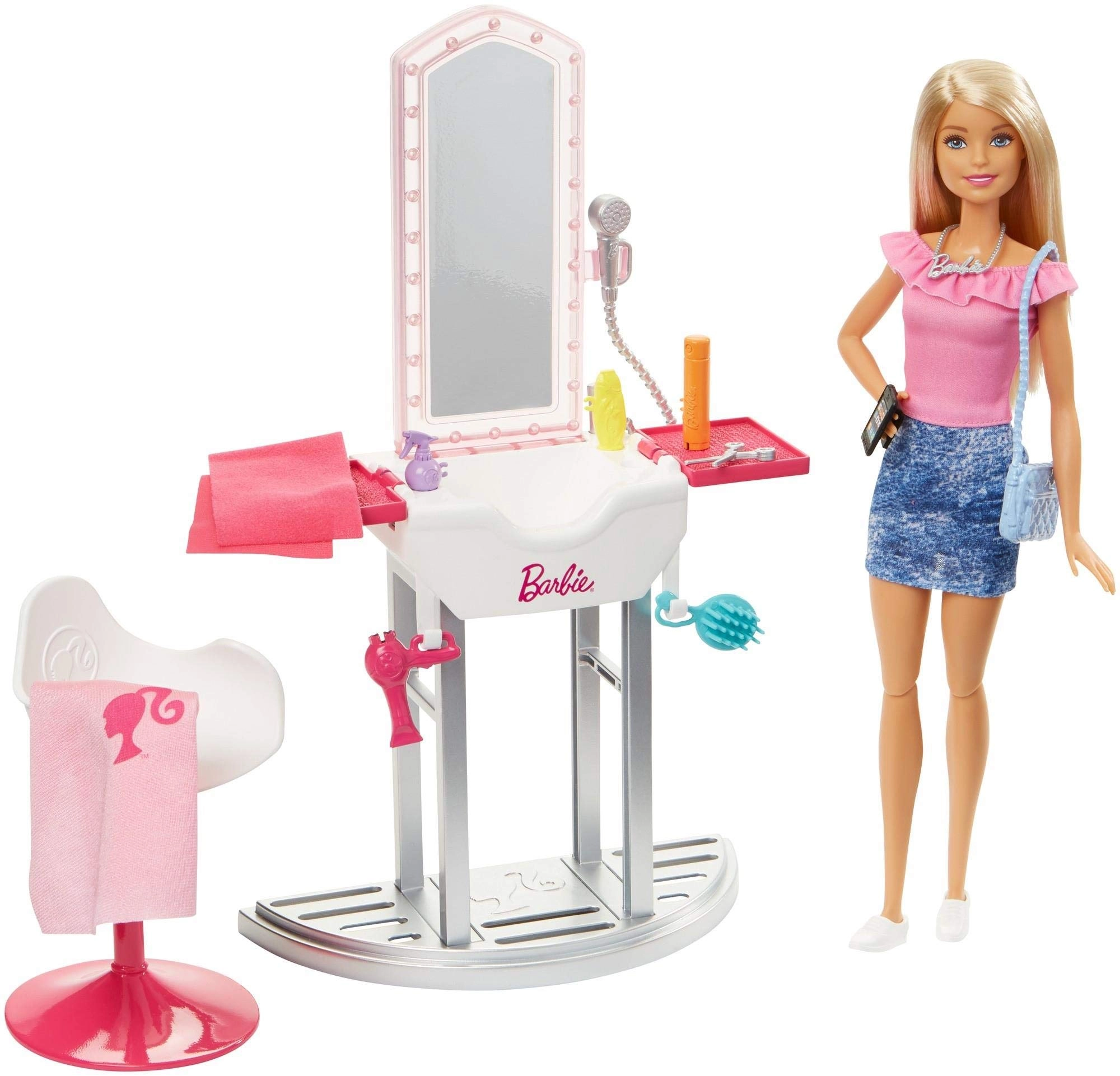 Barbie DVX51 Room and Doll - 1:6 Scale Multi-Colour