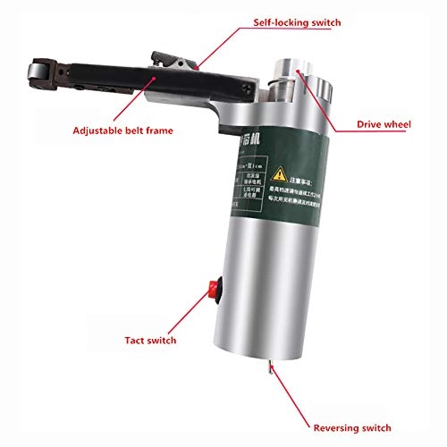 Handheld Electric Belt Machine - 220V 6000-12000RPM