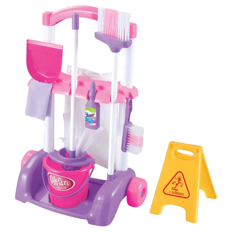 Little Angel Cleaning Trolley Set - 15 pcs (5551007-667-57)