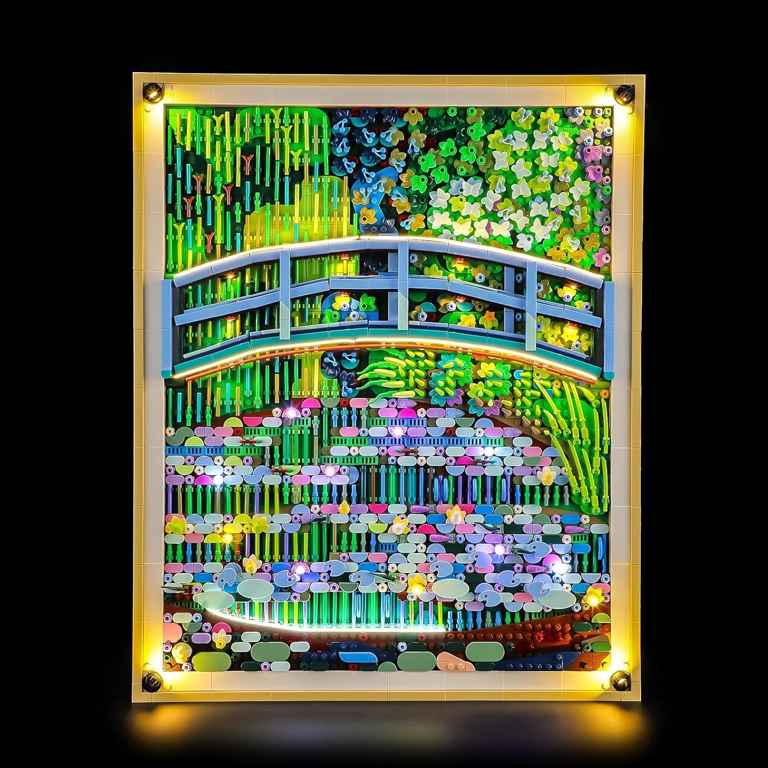 Mililier 31220 Art Claude Monet - LED Light Kit Compatible with Lego