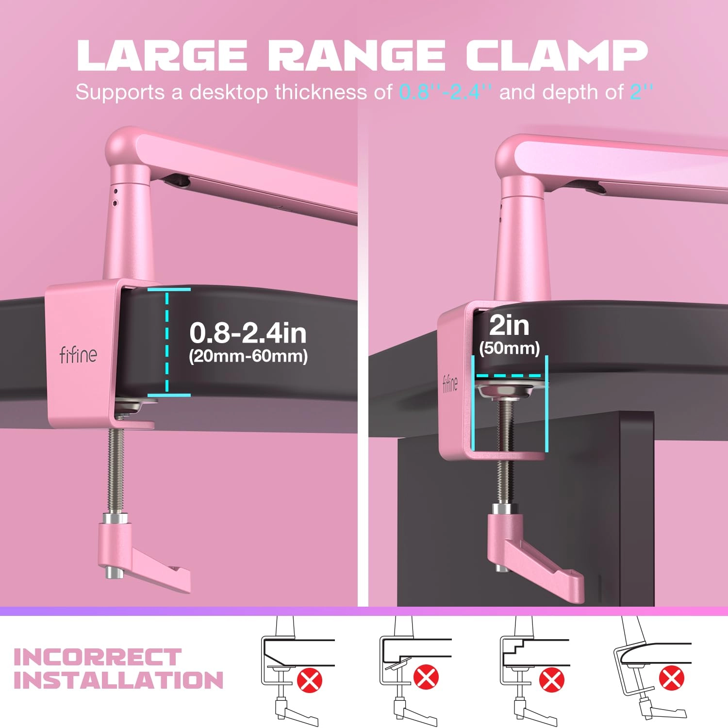 BM88 - Low Profile Adjustable Boom Arm