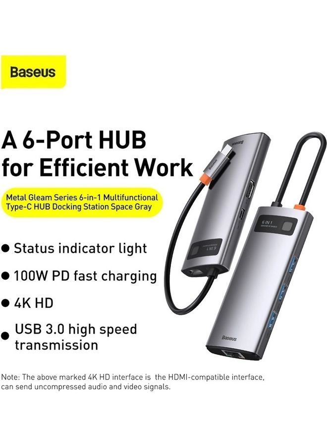 Metal Gleam Series - 100W PD 4K30Hz 1Gbps