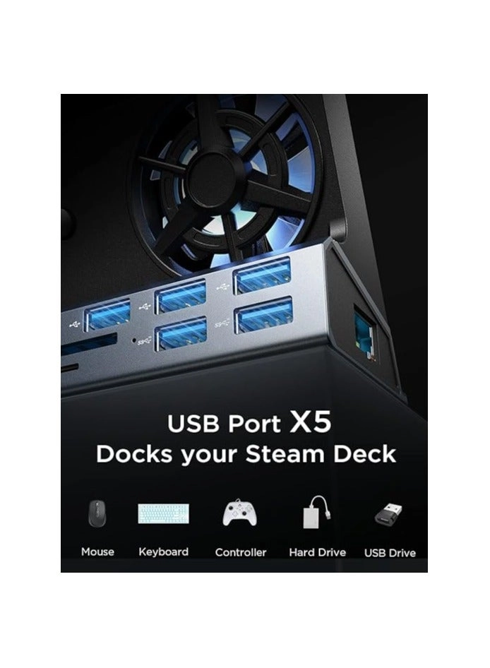 Docking Station - USB-C Steam Deck OLED ROG Ally Legion Go