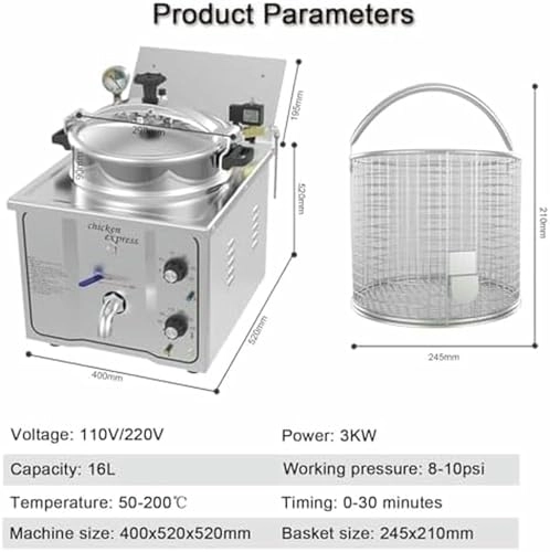 Electric Air Fryer OJHGRDFV-093