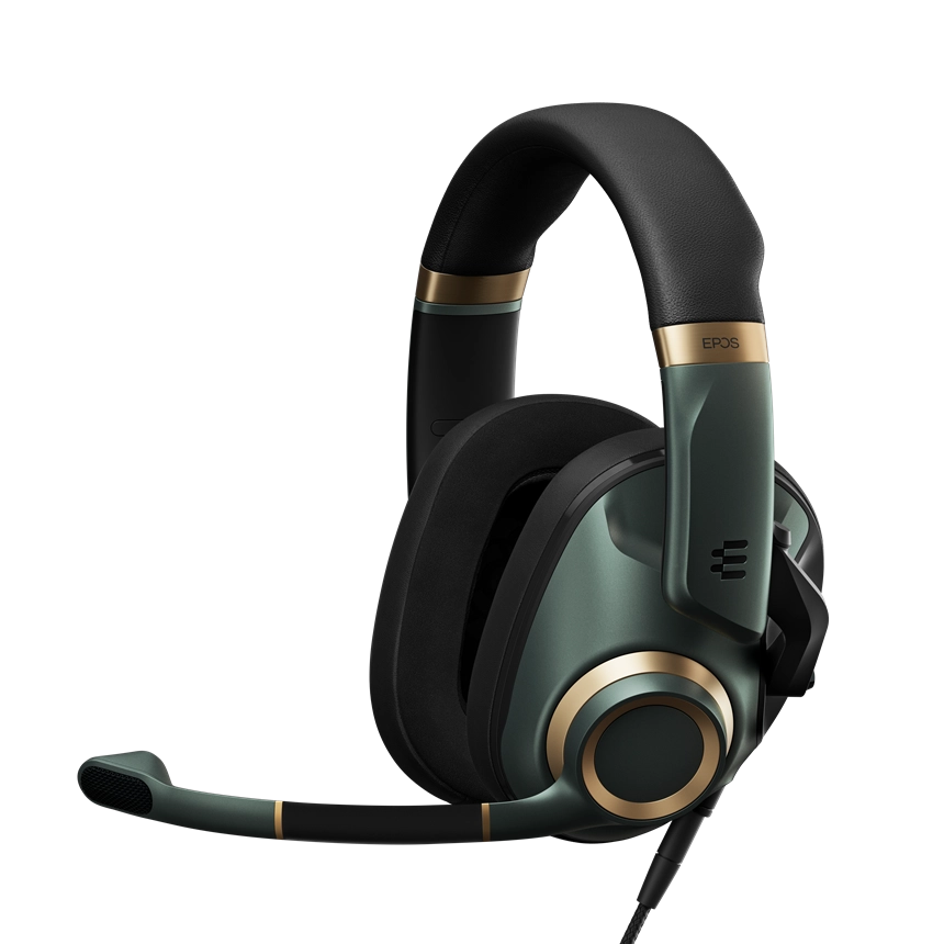 H6 Pro - Closed Acoustic Gaming Headset Green