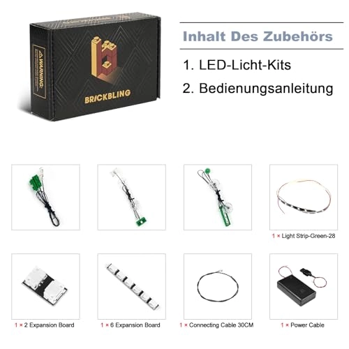 LED Light Set - Compatible with 75684 USB Battery