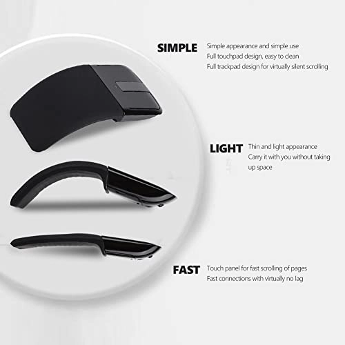 Arc Foldable Touch Mouse - USB