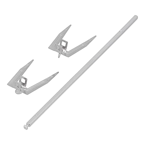 Air Fryer Fork - Stainless Steel 1 rotating shaft 2 forks